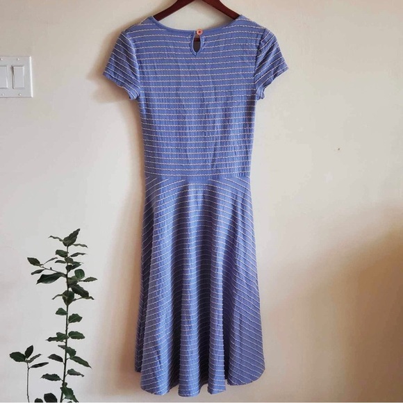Matilda Jane Blue Exploration Striped Dress XS - Picture 5 of 6